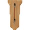 Ekena Millwork 6"W x 6 3/4"D x 12"H Large Reyes Wood Corbel, Red Oak CORW06X06X12RYRO - alternate 3